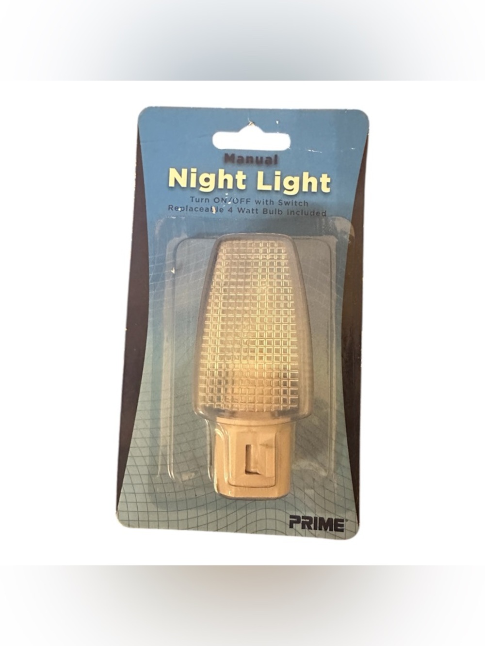 Prime Manual Switch Night Light New